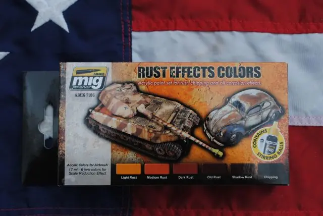 Gratis Retour A.MIG-7106 RUST EFFECTS COLORS